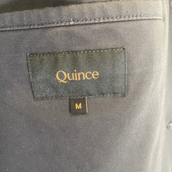 Quince Mens Organic Cotton Stretch Blazer in Charcoal Career Pockets NWT M - Picture 4 of 6